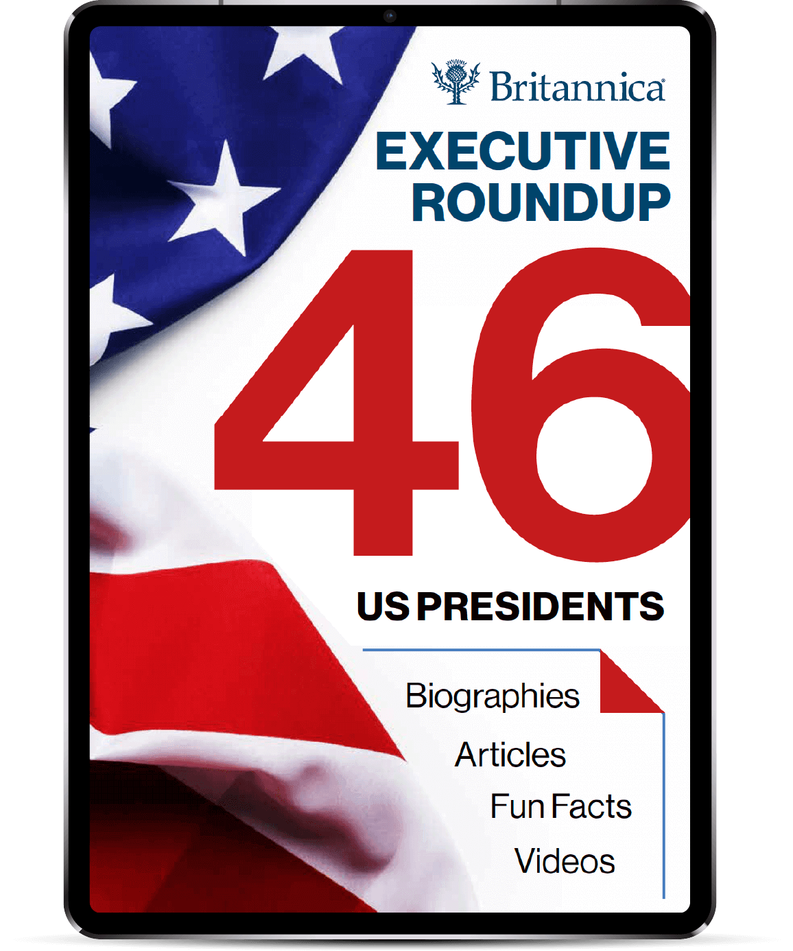 Cover of presidential E-book called Executive Roundup